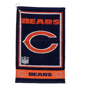 Chicago Bears NFL Heavyweight Jacquard Golf Towel (16x24)chicago 