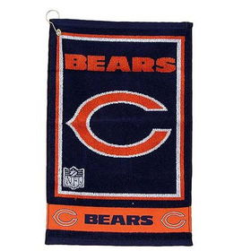 Chicago Bears NFL Heavyweight Jacquard Golf Towel (16x24)chicago 