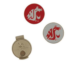 Washington State Cougars NCAA Hat Clip & Ball Markerwashington 
