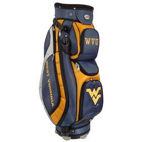 West Virginia Mountaineers NCAA Lettermans Club II Cooler Cart Bagwest 