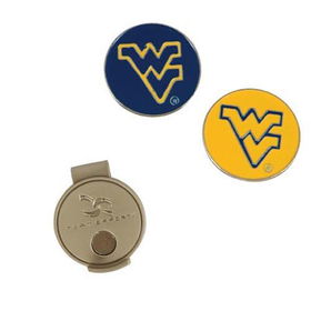 West Virginia Mountaineers NCAA Hat Clip & Ball Markerwest 