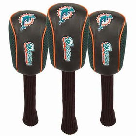 Miami Dolphins NFL Set of Three Mesh Barrel Head Coversmiami 