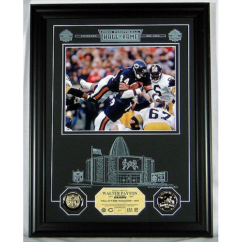 Walter Payton Hof Archival Etched Glass Photomintwalter 
