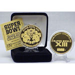 24kt Gold Super Bowl XIII flip coin