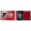 Atlanta Falcons Nfl Team History Coin Card
