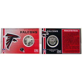 Atlanta Falcons Nfl Team History Coin Cardatlanta 