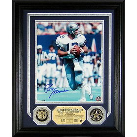 Roger Staubach Autographed" Photo Mint"roger 