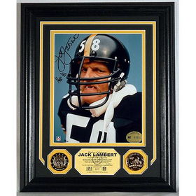 Jack Lambert Autographed" Photomint"jack 