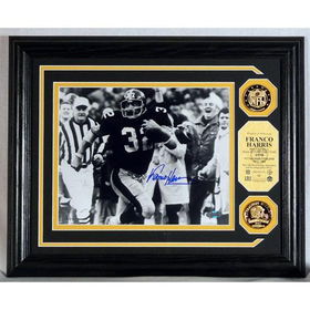 Franco Harris Autographed Photomintfranco 