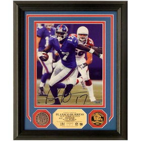 Plaxico Burress Autographed Photomint w/ 2 24KT Gold Coinsplaxico 