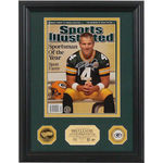 Brett Favre Autographed NFL ?2007 Sportsman of the Year? SI I 24kt Gold Coin Photo Mint