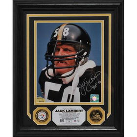 Jack Lambert Autographed Photo Mintjack 