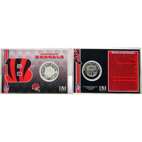 Cincinnati Bengals Team History Coin Cardcincinnati 