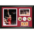 Yao Ming 2009 All Star Game Used Net & 24KT Gold Coin Photo Mint