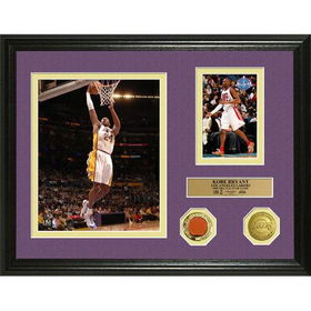 Kobe Bryant 2008 NBA All Star Game Used Ball And Gold Coin Photo Mintkobe 