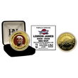 Lebron James 2008 - 09 NBA MVP 24KT Gold and Color Coin