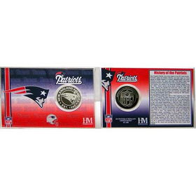 New England Patriots Team History Coin Cardengland 