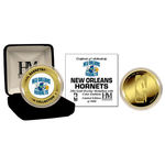 New Orleans Hornets 24Kt Gold And Color Team Logo Coin