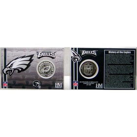 Philadelphia Eagles Team History Coin Cardphiladelphia 