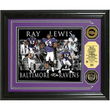 Ray Lewis Dominance" Photo Mint W/ 2 24Kt Gold Coins"
