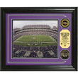 Baltimore Ravens M & T Bank Stadium NFL Stadium Photo Mint w/ 2 24KT Gold Coins