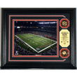Atlanta Falcons Georgia Dome Photo Mint with two 24KT Gold Coins