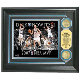 Dirk Nowitzki 2007 Nba Map Dominance Gold Coin Photo Mintdirk 