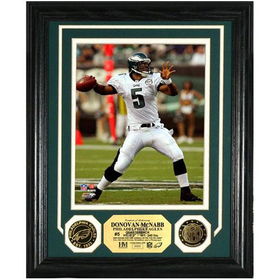 Donovan McNabb Photo Mint with 2 24KT Gold Coinsdonovan 