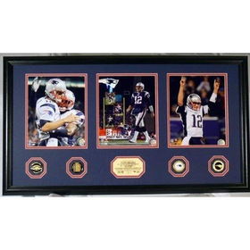 Tom Brady MVP Trio Photo Minttom 