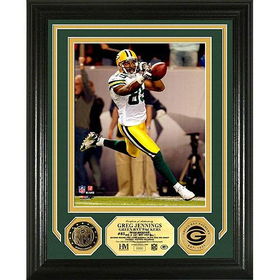 Greg Jennings 24Kt Gold Coin Photo Mintgreg 