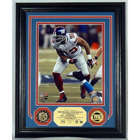 Michael Strahan Photo Mint W/ Two 24Kt Gold Coinsmichael 