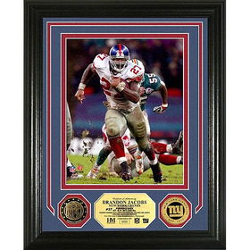 Brandon Jacobs 24Kt Gold Coin Photo Mintbrandon 