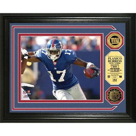 Plaxico Burress Photo Mint W/Two 24Kt Gold Coinsplaxico 