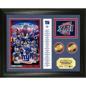 New York Giants Super Bowl Xlii Champions Gold Coin Photo Mintyork 