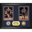 Deron Williams - Carlos Boozer Duo 24KT Gold and Color Coin Photo Mint