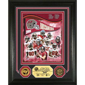 TAMPA BAY BUCS 2008 Team Force" Photo Mint w/ 2 24KT Gold coins"tampa 