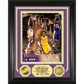 Kobe Bryant 2008 NBA MVP 24KT Gold Coin Photomintkobe 