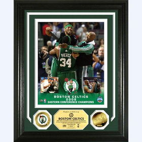 Boston Celtics 2008 Eastern Conference Champions Celebration 24KT Gold Coin Photo Mintboston 
