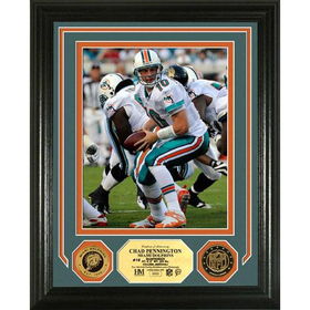 Chad Pennington 24KT Gold Coin Photo Mintchad 