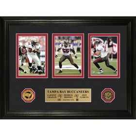 Tampa Bay Buccaneers Trio" Photomint w/ 2 24kt Gold Minted Coins"tampa 