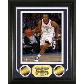 Russell Westbrook 24KT Gold Coin Photo Mintrussell 