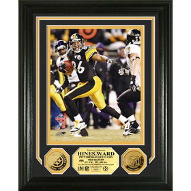 Hines Ward 24KT Gold Coin Photo Minthines 