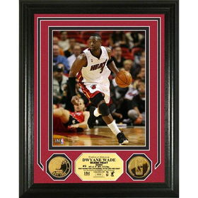 Dwayne Wade 24KT Gold Coin Photo Mintdwayne 