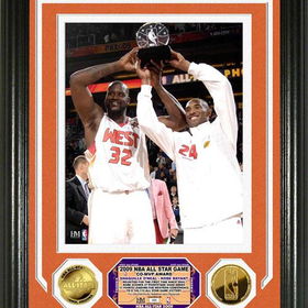 Kobe Bryant and Shaquille O'Neal 2009 NBA All Star Co-MVP Photo Mintkobe 