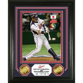 Kenji Johjima Japan 2009 WBC 24KT Gold Coin Photo Mintkenji 