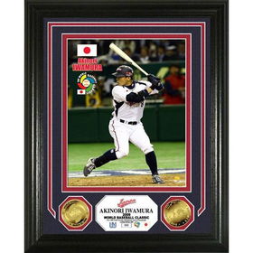 Akinori Iwamaura Japan 2009 WBC 24KT Gold Coin Photo Mintakinori 