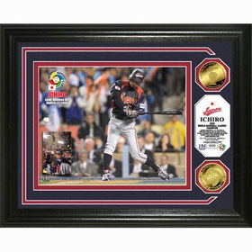 Ichiro WBC '09 Championship Game Winning Hit 24KT Gold Coin Photo Mintichiro 