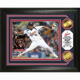 Daisuke Matsuzaka '09 WBC MVP 24KT Gold Coin Photo Mintdaisuke 