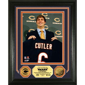 Jay Cutler ?Press Conference? 24KT Gold Coin Photo Mintjay 