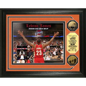 Lebron James MVP 24KT Gold Coin Photo Mintlebron 